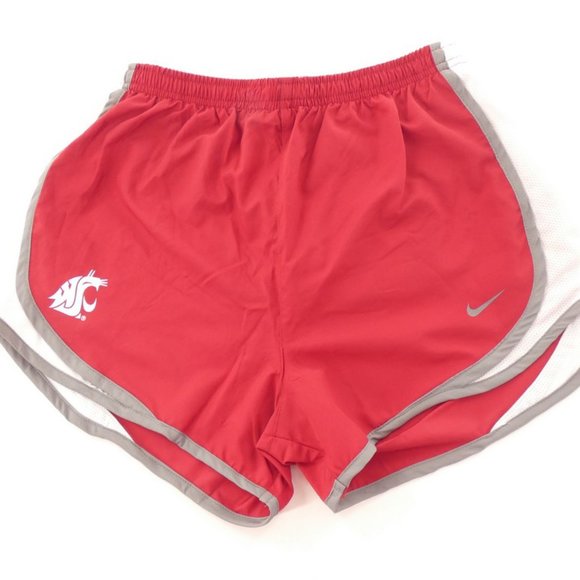 Nike Women's Washington State Cougars Dri-Fit Tempo Shorts Crimson Red XL L S - Picture 2 of 7